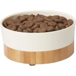 Frisco Melamine Dog & Cat Bowl With Bamboo Base -PetSafe Kong Shop 232065 PT3. AC SS1800 V1608595365