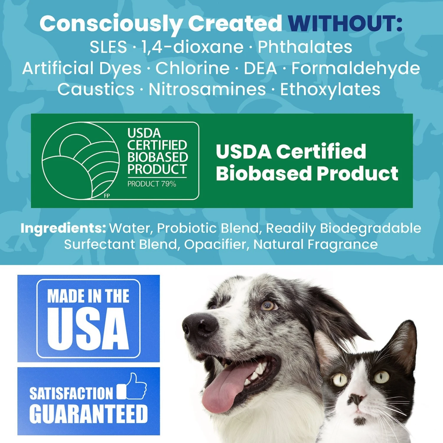 Unique Pet Care Fresh Rain Dog Odor + Stain Remover, 24-oz Bottle 9 Unique Pet Care Fresh Rain Dog Odor + Stain Remover, 24-oz Bottle - Image 9