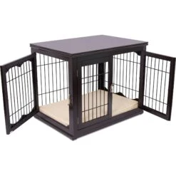 Internet's Best Double Door Furniture Style Dog Crate & End Table -PetSafe Kong Shop 233361 PT4. AC SS1800 V1588165627
