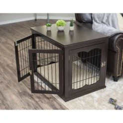 Internet's Best Double Door Furniture Style Dog Crate & End Table -PetSafe Kong Shop 233361 PT8. AC SS1800 V1588165676
