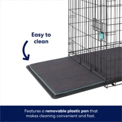 Frisco Heavy Duty Enhanced Lock Double Door Fold & Carry Wire Dog Crate & Mat Kit -PetSafe Kong Shop 233736 PT4. AC SS1800 V1671661416