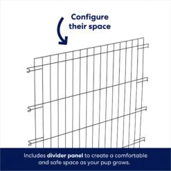 Frisco Heavy Duty Enhanced Lock Double Door Fold & Carry Wire Dog Crate & Mat Kit -PetSafe Kong Shop 233736 PT6. AC SS1800 V1671661487