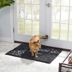 Frisco Microfiber Chenille Paw Print Doormat -PetSafe Kong Shop 235886 PT4. AC SS1800 V1606833847