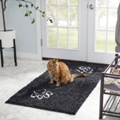 Frisco Microfiber Chenille Paw Print Doormat Runner -PetSafe Kong Shop 235889 PT4. AC SS1800 V1606833824