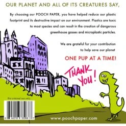 Pooch Paper Biodegradable Dog Waste Sheet, 50 Count -PetSafe Kong Shop 236670 PT2. AC SS1800 V1599021682