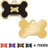 Quick-Tag Bone Epoxy Enameled Personalized Dog ID Tag