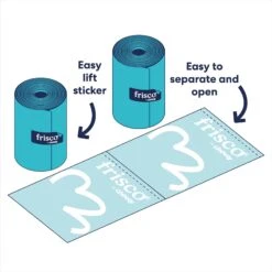 Frisco Refill Dog Poop Bags, Unscented, 30 Bag Roll, 120 Count -PetSafe Kong Shop 237014 PT2. AC SS1800 V1669101579