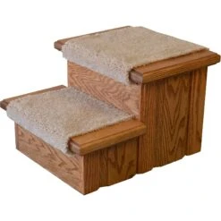 Premier Pet Steps 2 Step Carpet Tread Dog & Cat Stairs