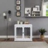 Unipaws End Table Wooden Dog Crate