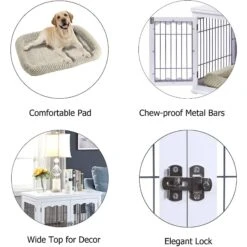 Unipaws End Table Wooden Dog Crate -PetSafe Kong Shop 241611 PT7. AC SS1800 V1600397220