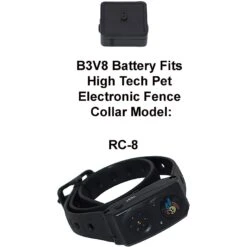 High Tech Pet Products B-3V8 Electronic Fence RC-8 Dog Collar Battery -PetSafe Kong Shop 242726 PT2. AC SS1800 V1594825002