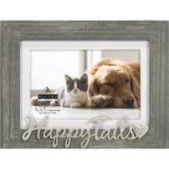 Malden International Designs "Happy Tails" Picture Frame, 4 X 6-in / 5 X 7-in