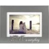 Malden International Designs "Love Is Everything" Picture Frame, 4 X 6-in & 5 X 7-in