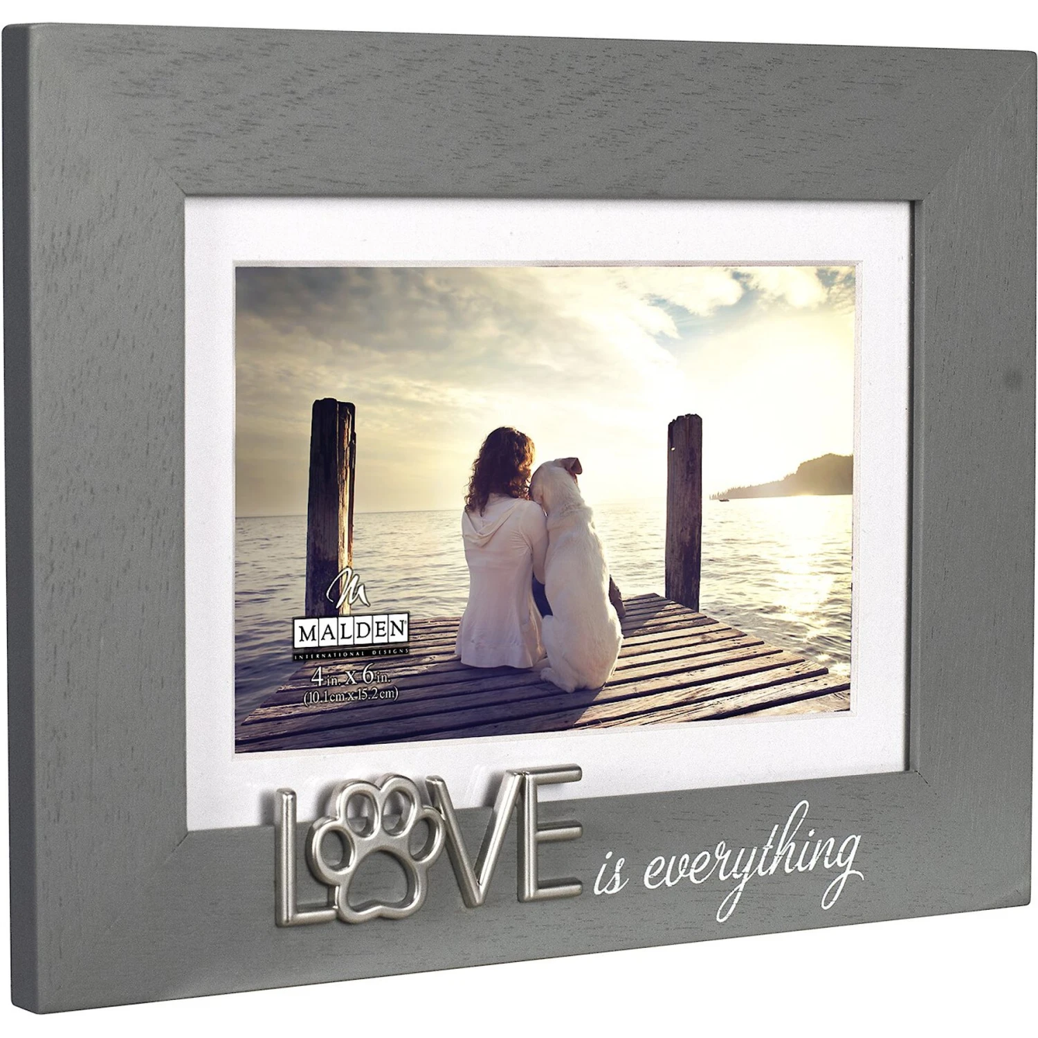 Malden International Designs "Love Is Everything" Picture Frame, 4 X 6-in & 5 X 7-in 3 Malden International Designs "Love Is Everything" Picture Frame, 4 X 6-in & 5 X 7-in - Image 3