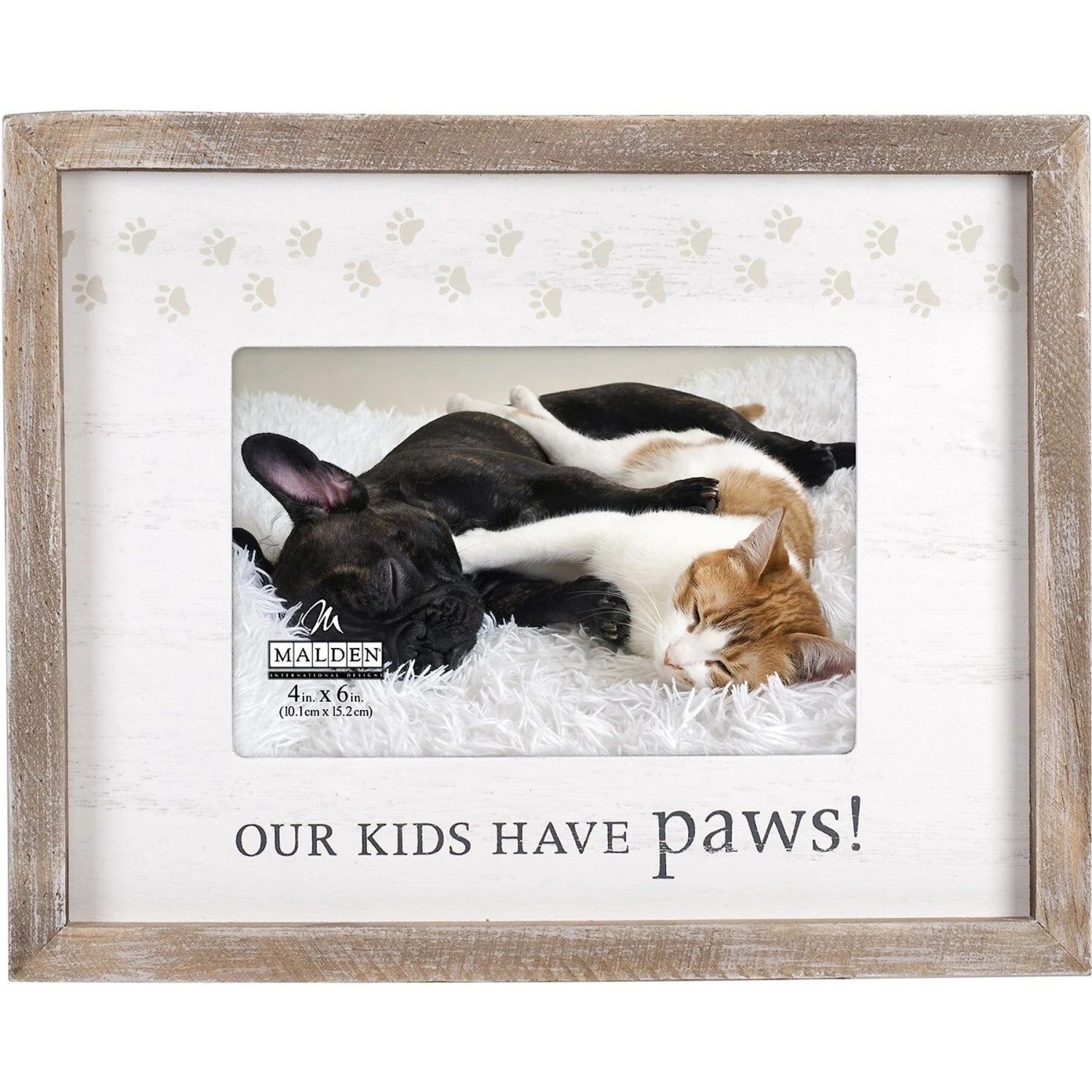 Malden International Designs "Our Kids Have Paws" Picture Frame, 4 X 6-in 1 Malden International Designs "Our Kids Have Paws" Picture Frame, 4 X 6-in
