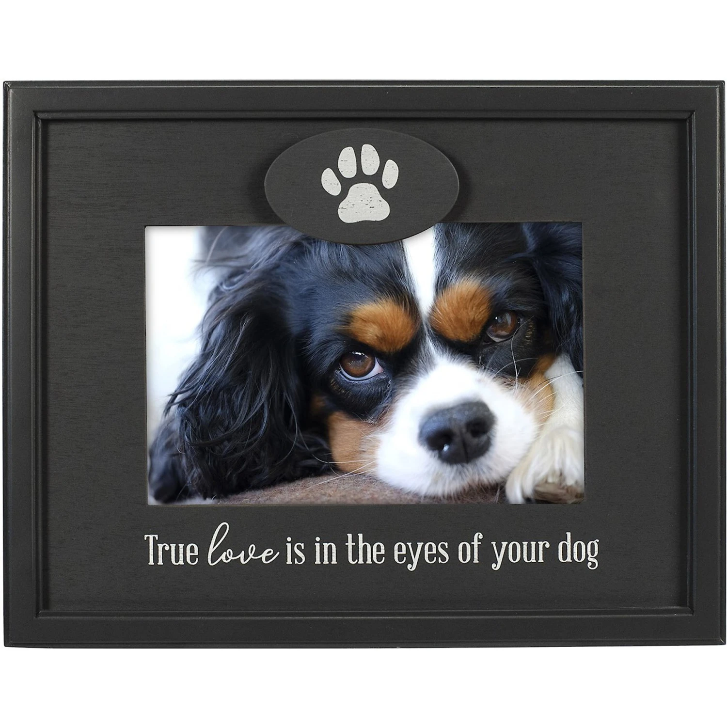 Malden International Designs "Love Is In The Eyes Of Your Dog" Picture Frame, 4 X 6-in 1 Malden International Designs "Love Is In The Eyes Of Your Dog" Picture Frame, 4 X 6-in