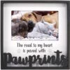 Malden International Designs "Pawprints" Box Picture Frame, 4 X 6-in
