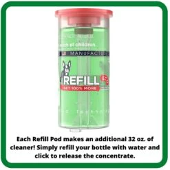 Ion Fusion Professional ION Formula Cool Cucumber Pet Stain & Odor Destroyer Refill, 32-oz, 2 Count -PetSafe Kong Shop 244702 PT1. AC SS1800 V1595350861