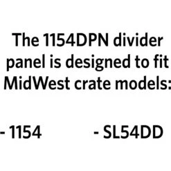 MidWest 54-in Solution Series SL54DD & 1154 Dog Crate Divider Panel, Black, Giant -PetSafe Kong Shop 244770 PT3. AC SS1800 V1608165140