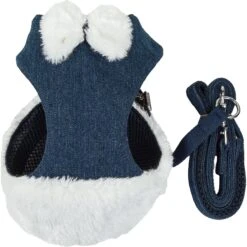 Pet Life Luxe Pom Draper 2-In-1 Mesh Reversible Dog Harness & Leash -PetSafe Kong Shop 244835 PT2. AC SS1800 V1596642666