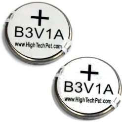 High Tech Pet Products Replacement B-3V1A Battery 2-Pack For HTP Collars