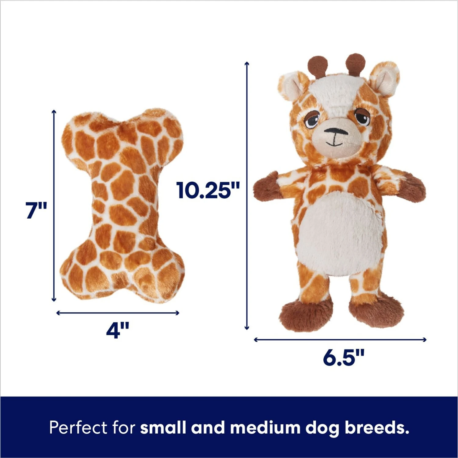 Frisco Giraffe Plush Squeaky Puppy Toy 2 Frisco Giraffe Plush Squeaky Puppy Toy - Image 2