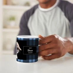 Frisco Plaid Personalized Coffee Mug -PetSafe Kong Shop 249335 PT3. AC SS1800 V1608353250