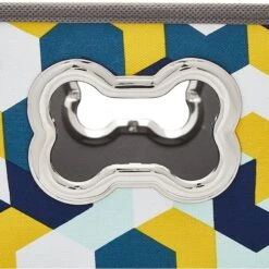 Frisco Rectangle Collapsible Pet Toy Storage Bin, Yellow Geometric -PetSafe Kong Shop 250578 PT4. AC SS1800 V1613773591