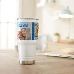 Frisco Double Walled "Dog Mom" Personalized Tumbler, 30-oz Cup -PetSafe Kong Shop 250741 PT4. AC SS1800 V1610772487