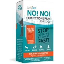 TevraPet NO! NO! Dog Spray, 1.35-oz Bottle
