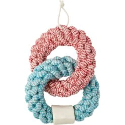 Bones & Chews Rope Rings With Bone Dog Toy, 1 Count