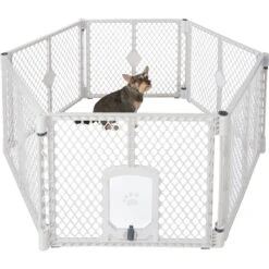 Frisco 6-Panel Plastic Exercise Dog Playpen, Light Gray 10 Frisco 6-Panel Plastic Exercise Dog Playpen, Light Gray -PetSafe Kong Shop 252045 PT2. AC SS1800 V1611089724