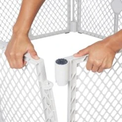 Frisco 6-Panel Plastic Exercise Dog Playpen, Light Gray 12 Frisco 6-Panel Plastic Exercise Dog Playpen, Light Gray -PetSafe Kong Shop 252045 PT4. AC SS1800 V1611089735