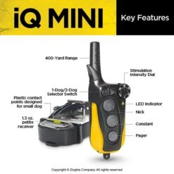 Dogtra IQ MINI Remote Training Dog Collar -PetSafe Kong Shop 252514 PT3. AC SS1800 V1602540698