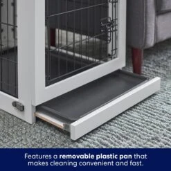 Frisco Double Door Furniture Style Dog Crate, White 8 Frisco Double Door Furniture Style Dog Crate, White -PetSafe Kong Shop 253029 PT4. AC SS1800 V1617644245