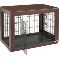 Frisco Double Door Furniture Style Dog Crate, Brown 9 Frisco Double Door Furniture Style Dog Crate, Brown -PetSafe Kong Shop 253033 PT5. AC SS1800 V1617037698