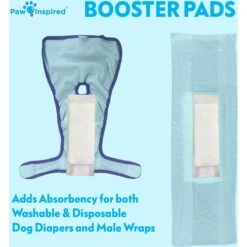Paw Inspired Dog Diaper Pad Liners 9 Paw Inspired Dog Diaper Pad Liners -PetSafe Kong Shop 254263 PT2. AC SS1800 V1601341860