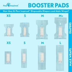 Paw Inspired Dog Diaper Pad Liners 10 Paw Inspired Dog Diaper Pad Liners -PetSafe Kong Shop 254263 PT3. AC SS1800 V1601330179