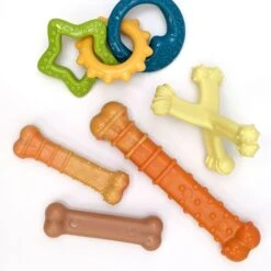 Nylabone Puppy Power Twin Pack Bone Variety Tough Dog Chew Toys -PetSafe Kong Shop 254723 PT7. AC SS1800 V1688143157