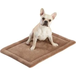 Frisco Heavy Duty Fold & Carry Double Door Collapsible Wire Dog Crate & Frisco Micro Terry Dog Crate Mat -PetSafe Kong Shop 255531 PT4. AC SS1800 V1604149291