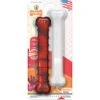 Nylabone Power Chew Durable Dog Chew Toys Twin Pack Beef Jerky & Chicken