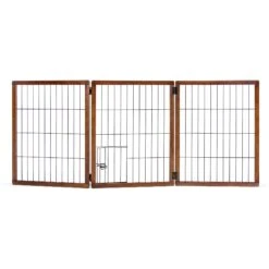 Carlson Pet Products 28-in Extra Tall Freestanding Dog Gate, Brown, Large -PetSafe Kong Shop 256336 PT2. AC SS1800 V1602315078