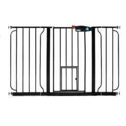Carlson Pet Products 30-in Extra Wide Dog Gate, Large
