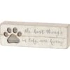 Primitives By Kathy "The Best Things In Life Are Furry"Slat Box Sign