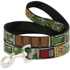 Buckle-Down Star Wars Boba Fett Polyester Standard Dog Leash