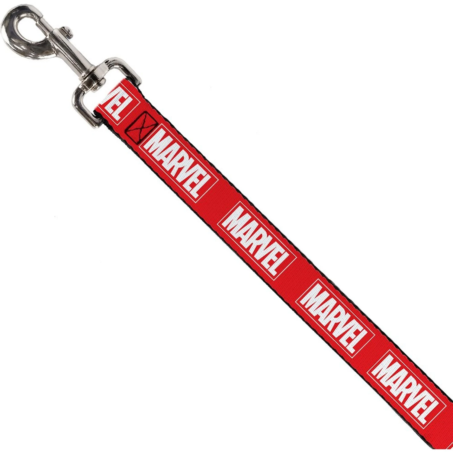Buckle-Down Marvel Red Brick Logo Polyester Standard Dog Leash 2 Buckle-Down Marvel Red Brick Logo Polyester Standard Dog Leash - Image 2