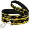 Buckle-Down Batman Logo Polyester Standard Dog Leash