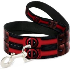 Buckle-Down Marvel Deadpool Polyester Standard Dog Leash