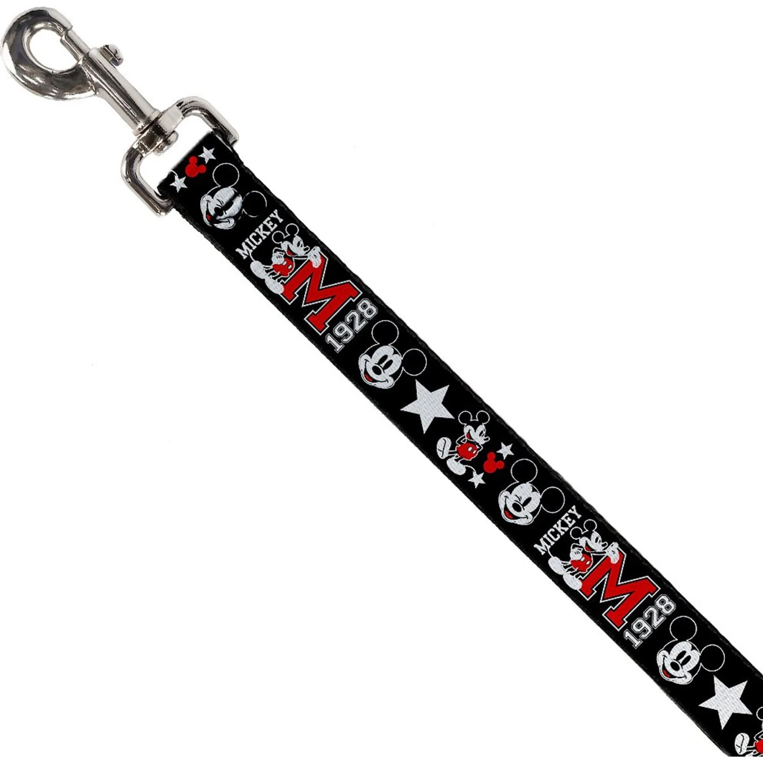 Buckle-Down Classic Mickey Mouse Polyester Standard Dog Leash 2 Buckle-Down Classic Mickey Mouse Polyester Standard Dog Leash - Image 2