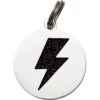 Two Tails Pet Company Lightning Bolt Personalized Dog & Cat ID Tag